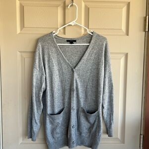Forever 21 Light Gray Men's Cardigan